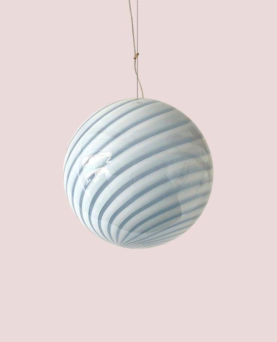 MIMU interior - Kroonluchter - CLOUD BLUE SWIRL D40 - VETRO, Antiek en Kunst, Antiek | Verlichting
