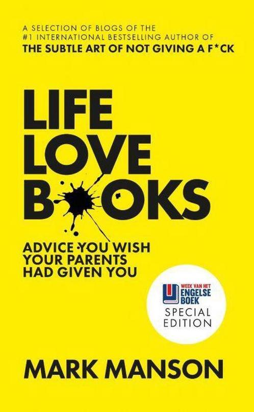 Life Love Books 9780063000681 Mark Manson, Boeken, Overige Boeken, Gelezen, Verzenden