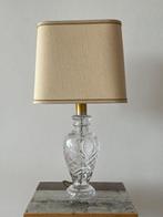Tafellamp - Kristal en stof - Tafellamp uit het midden van, Antiquités & Art, Curiosités & Brocante