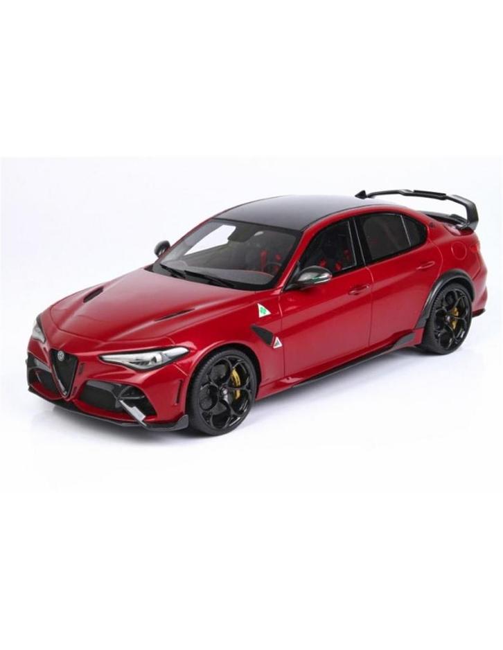 2020 ALFA ROMEO GIULIA GTAM ROSSO GTA BBR MODELAUTO 1/390, Hobby en Vrije tijd, Modelauto's | 1:18, Ophalen of Verzenden