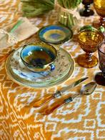 Tafelkleed met ikat-stijl patroon voor grote tafels. -, Antiek en Kunst