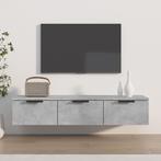 vidaXL Wandkast 102x30x20 cm bewerkt hout betongrijs, Huis en Inrichting, Kasten | Overige, Verzenden, Nieuw