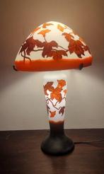 Lampe de table - Galle Stil - Verre, Métal, Antiek en Kunst