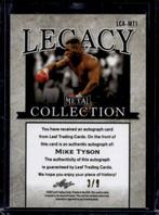 2022 Leaf Legacy Mike Tyson - Autograph - Limit Edition 3/9