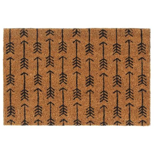 vidaXL Tapis de porte naturel 40x60 cm fibre de coco, Jardin & Terrasse, Paillassons, Neuf, Envoi