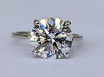 Zonder Minimumprijs - Ring - 18 karaat Witgoud -  5.06ct., Handtassen en Accessoires, Ringen, Nieuw