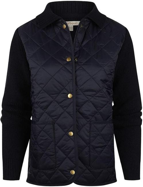 Barbour Cardigan Dames Moorse Navy maat 40 Heren, Kleding | Heren, Jassen | Winter, Blauw, Nieuw, Verzenden