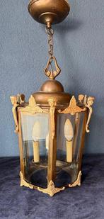 Lamp - Gepatineerd brons, Brons - Hallantaarn, Antiek en Kunst