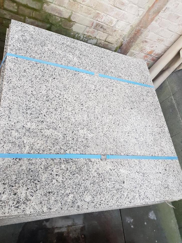 Dallage marbre Bianco Cristal 90x90x3 - liquidation stock, Doe-het-zelf en Bouw, Tegels, Ophalen