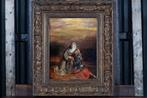 Franse School (XVII-XVIII) - Ottomaanse krijger bij een, Antiek en Kunst