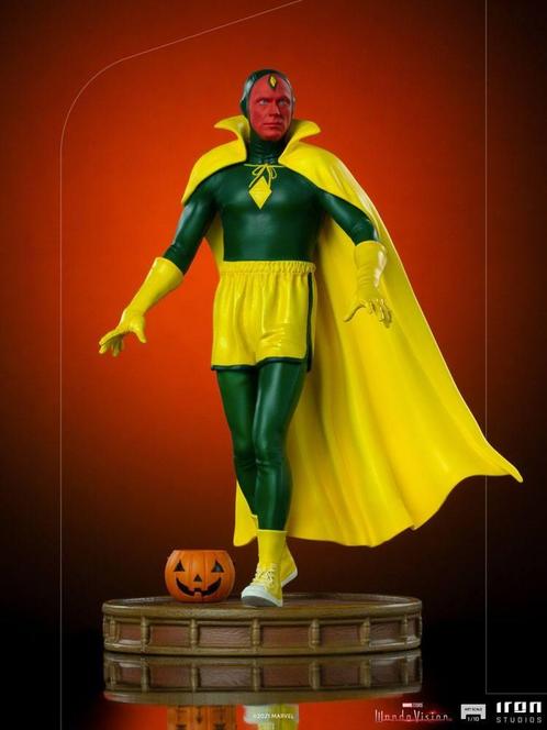 WandaVision Art Scale Statue 1/10 Vision Halloween Version 2, Verzamelen, Film en Tv, Ophalen of Verzenden
