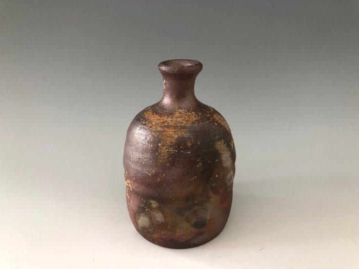 Set theekopjes (3) - Steengoed - Bizen ware sake-sets, Antiquités & Art, Antiquités | Autres Antiquités