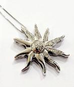 Ketting met hanger - 18 karaat Witgoud - 0.55ct. tw. Diamant
