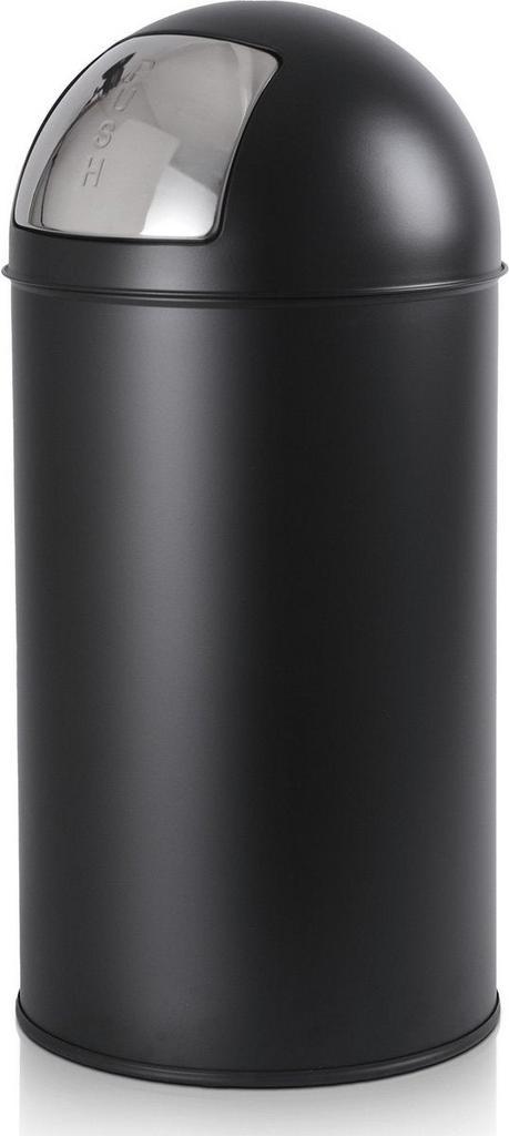Prullenbak - Afvalbak - Vuilnisbak - 50 Liter - Zwart - Jago, Huis en Inrichting, Overige Huis en Inrichting, Verzenden