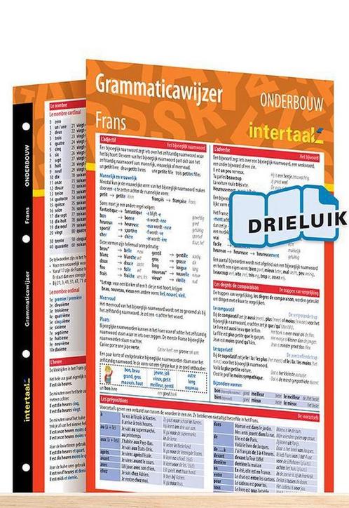 Grammaticawijzer Frans onderbouw uitklapkaart 9789462935686, Boeken, Schoolboeken, Zo goed als nieuw, Verzenden
