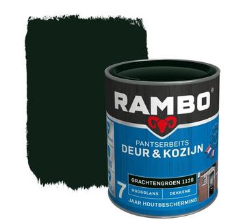 Rambo Pantserbeits Deur & Kozijn Dekkend Grachtengroen |, Verzenden