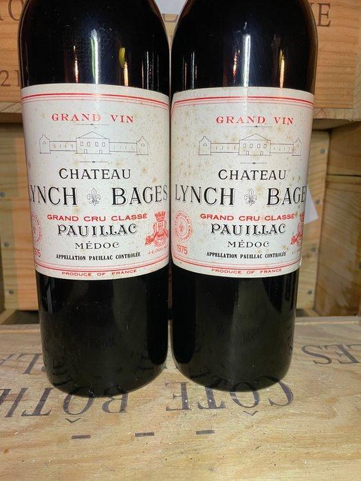 1975 Chateau Lynch Bages - Pauillac Grand Cru Classé - 2, Verzamelen, Wijnen
