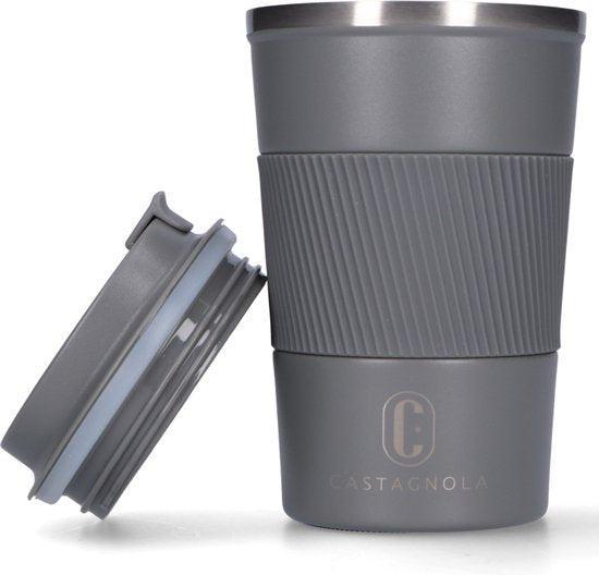 2dekans | Castagnola Thermosbeker - Koffiebeker To Go -, Doe-het-zelf en Bouw, Isolatie en Afdichting, Ophalen of Verzenden