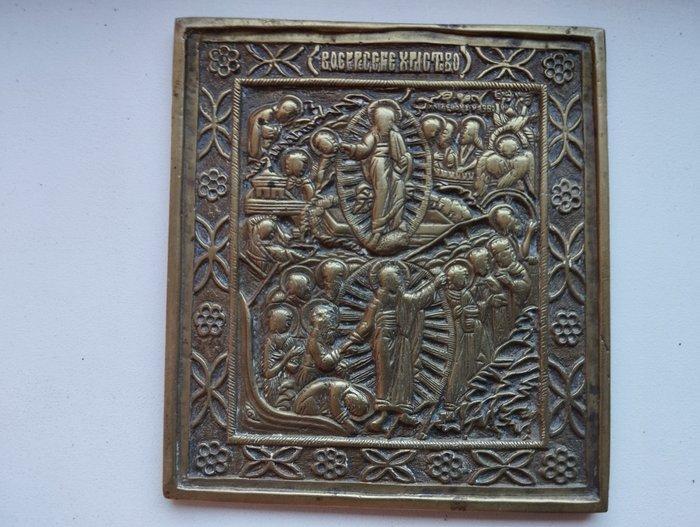 Icoon - Opstanding - Brons, Antiek en Kunst, Kunst | Niet-Westerse kunst