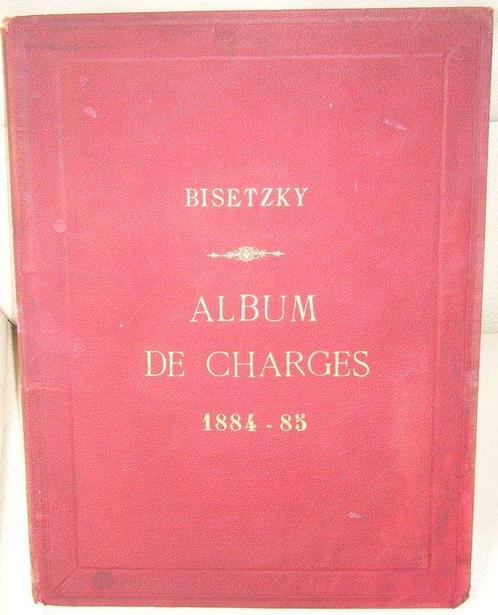 Elie Bisetzky - Album de charges. Suite de 24 caricatures -, Antiek en Kunst, Antiek | Boeken en Manuscripten