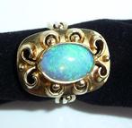 Ring - 14 karaat Geel goud -  2.30ct. tw. Opaal -, Handtassen en Accessoires, Ringen, Nieuw