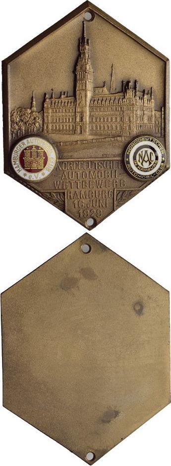 Bronze 1929 Hamburg-stadt, Postzegels en Munten, Munten | Europa | Niet-Euromunten, België, Verzenden
