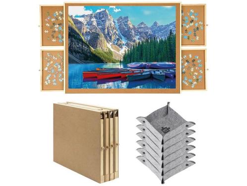 Puzzeltafel 1500 stukjes - XXL - Inklapbaar 4 lades -, Huis en Inrichting, Woonaccessoires | Overige, Nieuw, Verzenden