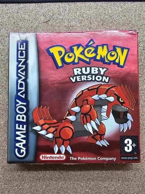 Nintendo - Gameboy Advance - Pokémon Ruby Version (EUR) -, Games en Spelcomputers, Spelcomputers | Overige Accessoires