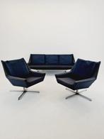 Wilhelm Knoll - Lounge stoel - Textiel - bank en 2 fauteuils