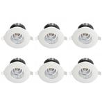 LED Spot 6 Pack - Inbouw LED Downlight 6W, Waterdicht IP65,, Verzenden, Nieuw
