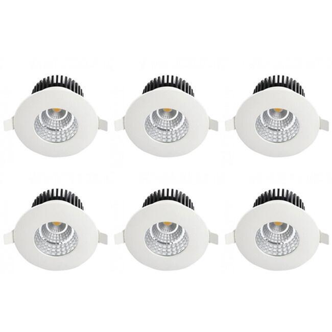 LED Spot 6 Pack - Inbouw LED Downlight 6W, Waterdicht IP65,, Huis en Inrichting, Lampen | Plafondlampen, Nieuw, Verzenden