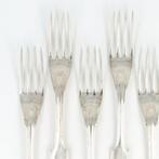 Hendrik Helweg (Amsterdam 1890) Dessertvork - Fourchette (6), Antiek en Kunst