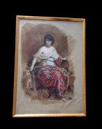 Roberto Bompiani (1821–1908) - Giuditta con la testa di, Antiek en Kunst, Kunst | Schilderijen | Klassiek