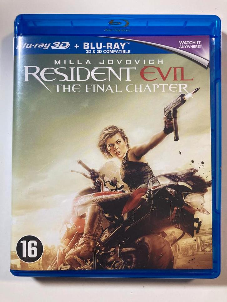RESIDENT EVIL THE FINAL CHAPTER (3D + 2D) (BLURAY), CD & DVD, Blu-ray
