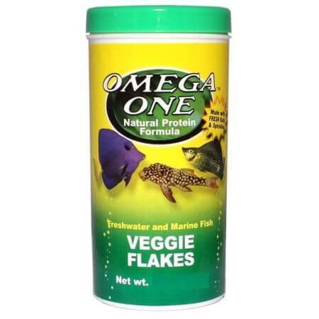 Omega One Veggie Flakes 2.2oz (62Gr.), Dieren en Toebehoren, Vissen | Aquaria en Toebehoren, Verzenden