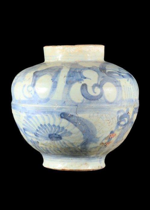 Chinois ancien Céramique Pot en verre émaillé avec, Antiek en Kunst, Antiek | Overige Antiek