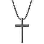 Fako Bijoux® - Ketting Met Kruis - Kruisje - 24x42mm - 60cm, Handtassen en Accessoires, Kettingen, Verzenden, Nieuw