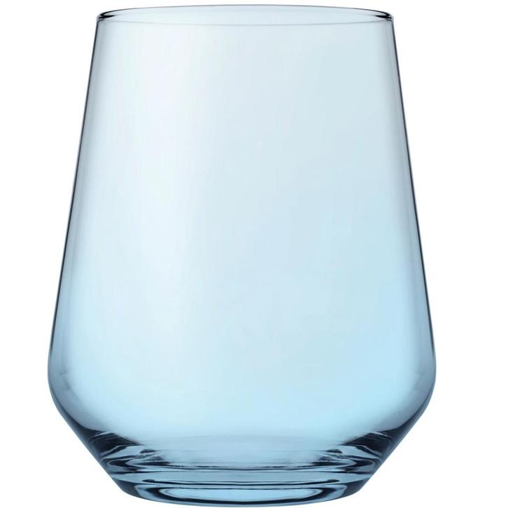 Tumblers | ALLEGRA BLUE | Glas | 43.5cl |  6 Stuks |, Zakelijke goederen, Horeca | Keukenapparatuur, Nieuw in verpakking, Verzenden