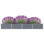 vidaXL Plantenbak verhoogd 320x40x45 cm gegalvaniseerd staal, Verzenden, Nieuw