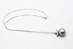 Ketting met hanger - 18 karaat Witgoud Diamant (Natuurlijk)