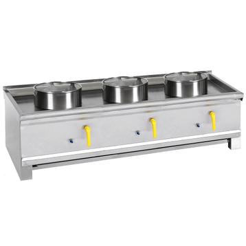 Wokfornuis | ASIA I | Gas | 3 Branders (3x 20/25/35kW) |, Verzenden