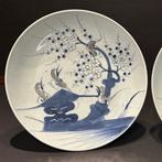 Schaal - Porselein - set ijzerrood borden, Antiek en Kunst