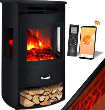 KESSER® Sfeerhaard Elektrisch - Haard met Verwarming - 1900W, Verzenden