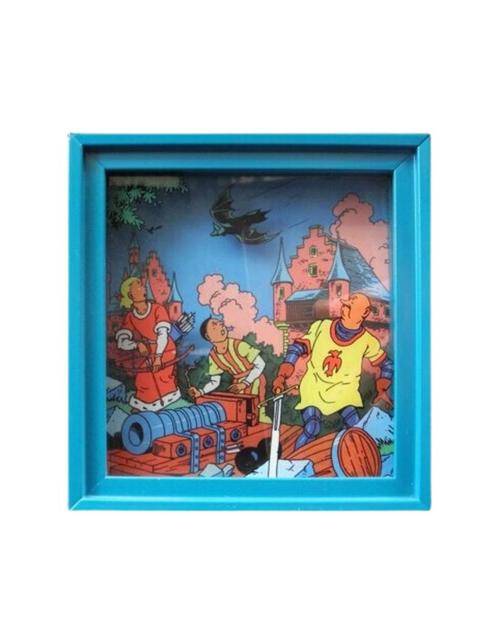Suske en Wiske Shadowbox Schat van Beersel, Verzamelen, Stripfiguren, Ophalen of Verzenden