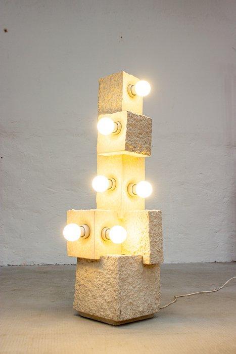 Traudl Brunnquell - Staande lamp - Gips, Steen, Antiek en Kunst, Antiek | Verlichting