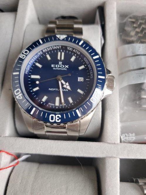 Edox - 801203BUF - Unisex - 2024, Handtassen en Accessoires, Horloges | Heren