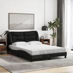 vidaXL Bedframe zonder matras 120x200 cm stof zwart, Verzenden, Nieuw