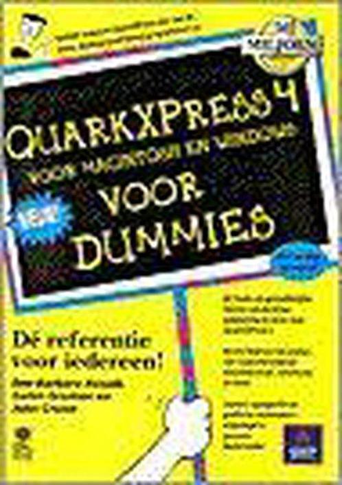 Quarkxpress 4 voor dummies mac en windows 9789067899512, Livres, Informatique & Ordinateur, Envoi