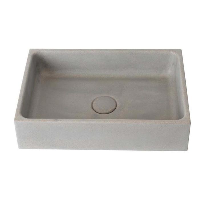 Waskom Ideavit Idea.Sol 41.5x28x10 cm Rechthoek Beton Grijs, Bricolage & Construction, Sanitaire, Enlèvement ou Envoi