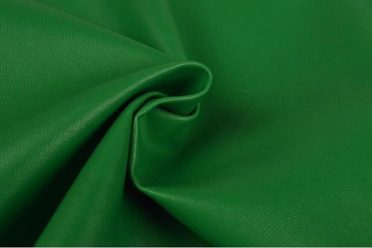 10 meter kunstleer - groen, Hobby en Vrije tijd, Stoffen en Lappen, 120 cm of meer, 200 cm of meer, Groen, Nieuw, Leer of Kunstleer